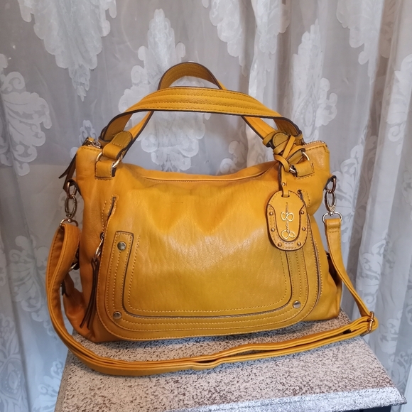 Jessica Simpson Bags Mustard Yellow Jessica Simpson Handbag Poshmark